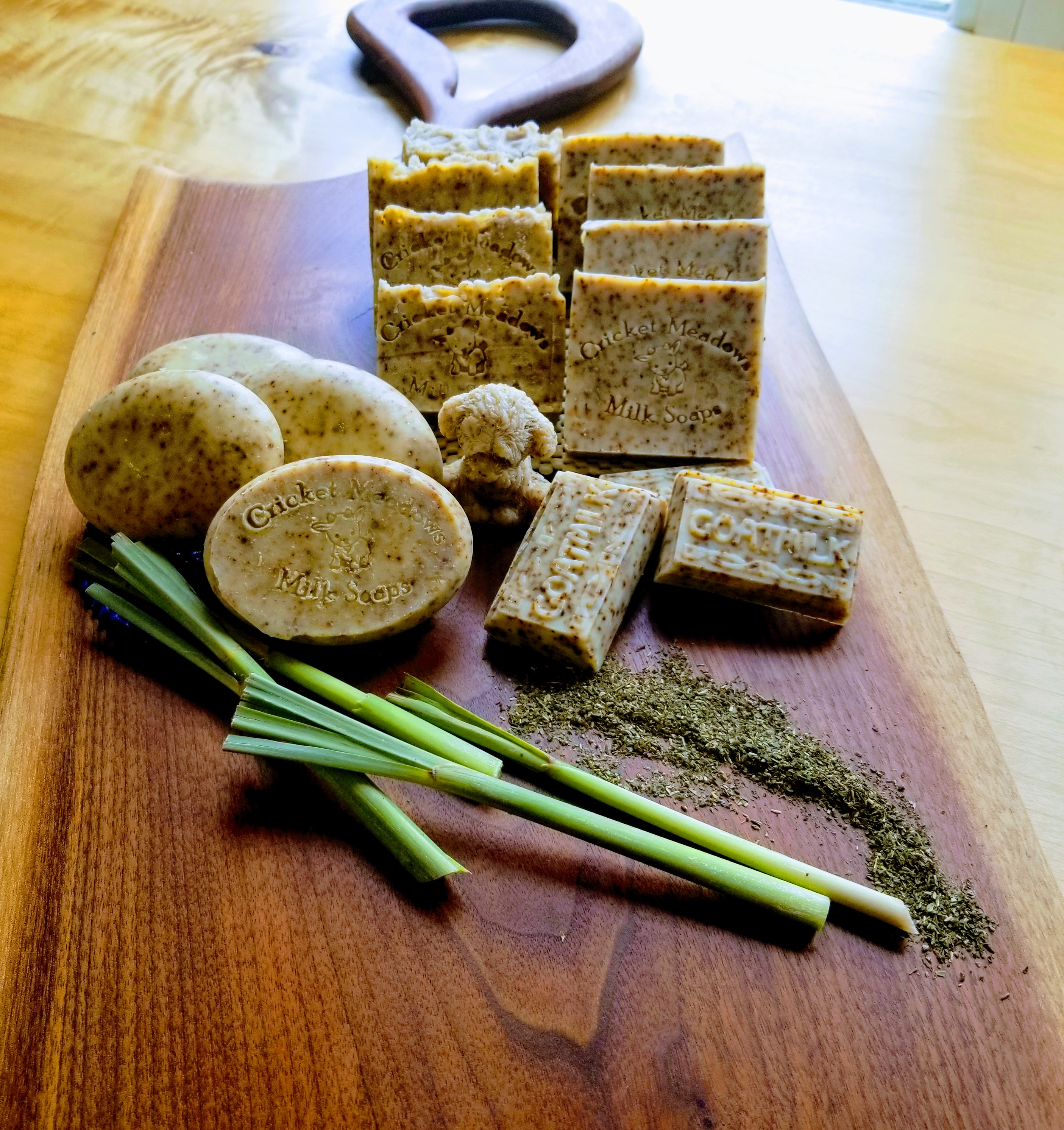 Cricket Meadows Green tea and lemon grass soap