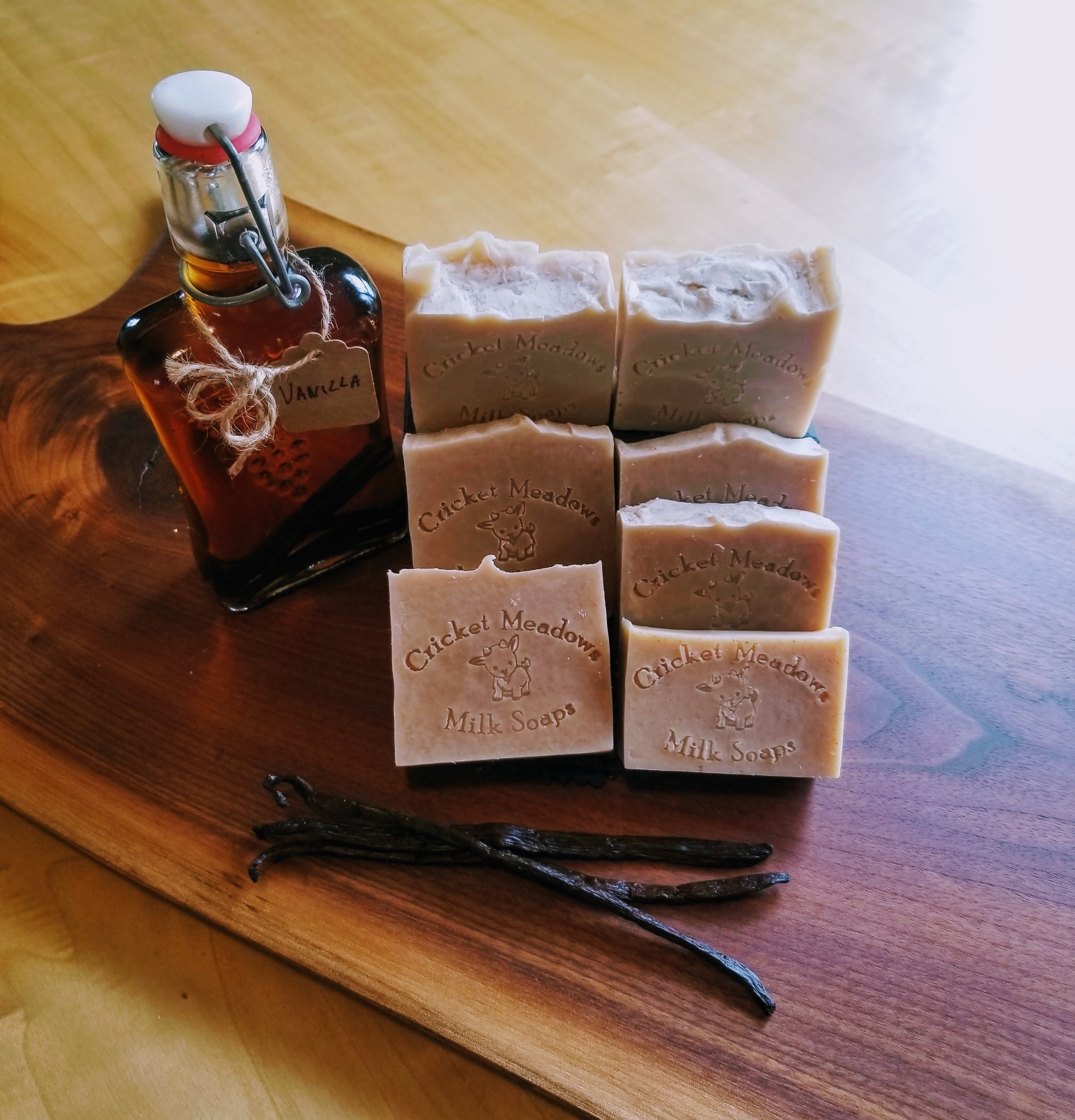 Cricket Meadows Vanilla bean soaps